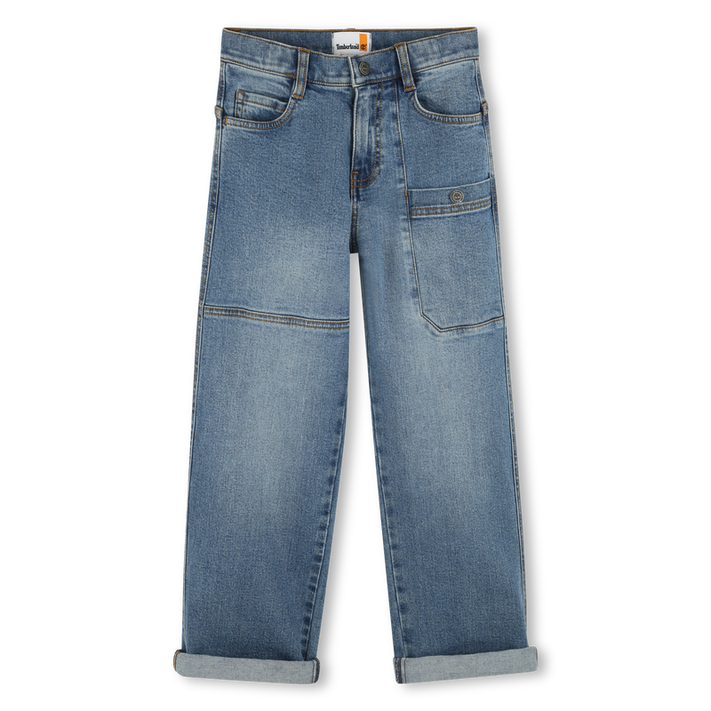 Wide adjustable-waist jeans TIMBERLAND 
                    BOY