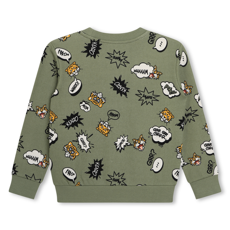 Printed fleece sweatshirt KENZO KIDS 
                    BOY