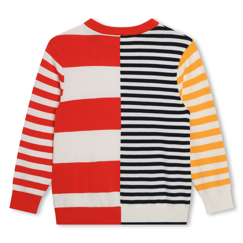 Striped knit cotton sweater KENZO KIDS 
                    UNISEX