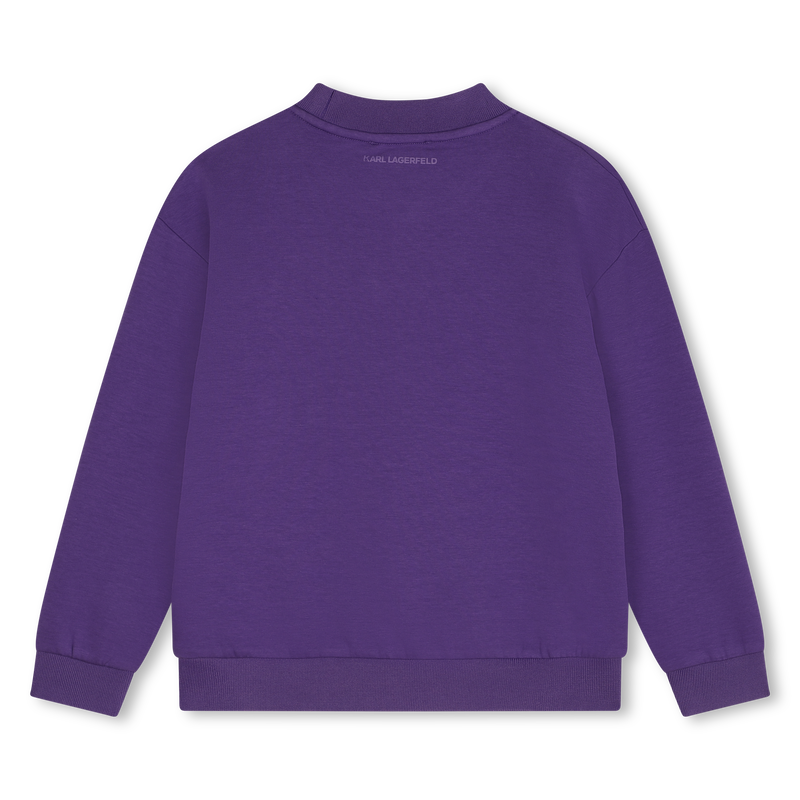 Embroidered Sweatshirt KARL LAGERFELD KIDS 
                    BOY