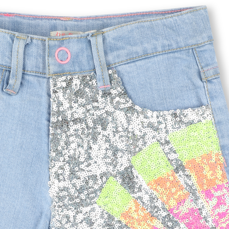 Adjustable denim shorts BILLIEBLUSH 
                    GIRL