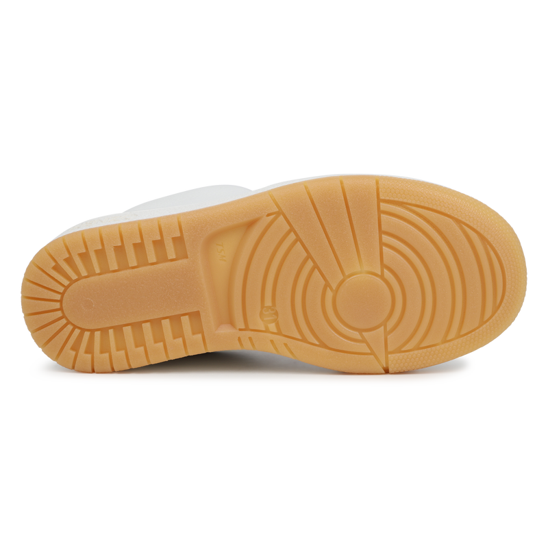 Lace-Up Leather Sneakers KENZO KIDS 
                    UNISEX