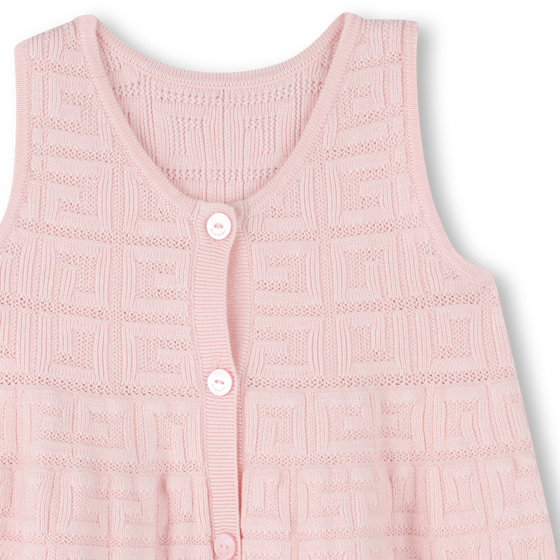 Buttoned tricot dress GIVENCHY 
                    GIRL