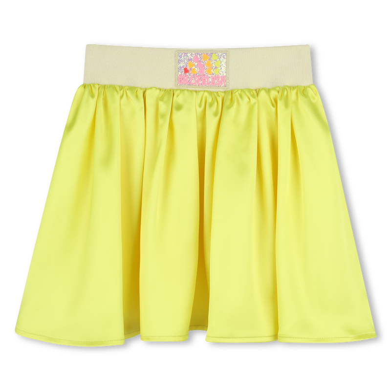 Satin skirt with badge BILLIEBLUSH 
                    GIRL