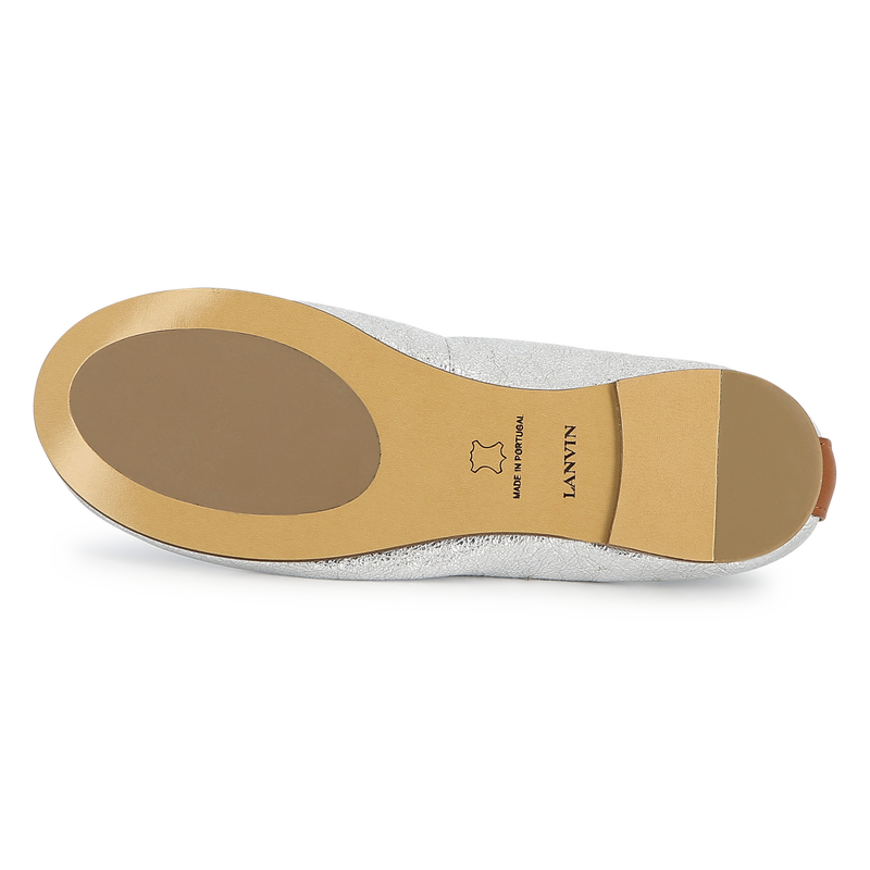 Leather ballet pumps LANVIN 
                    GIRL