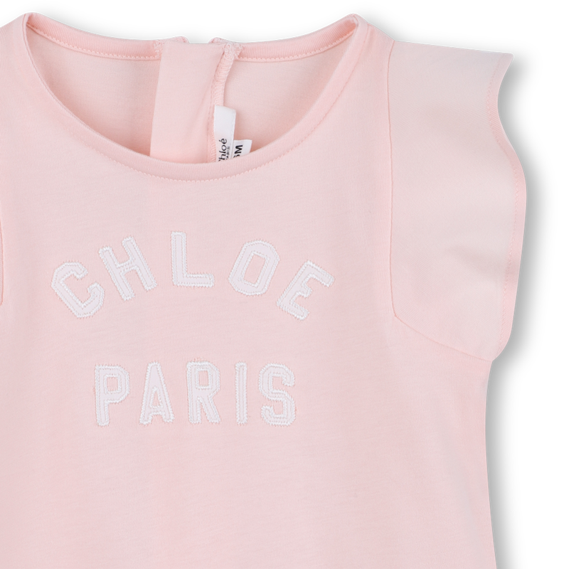 Embroidered dress with frills CHLOE 
                    GIRL