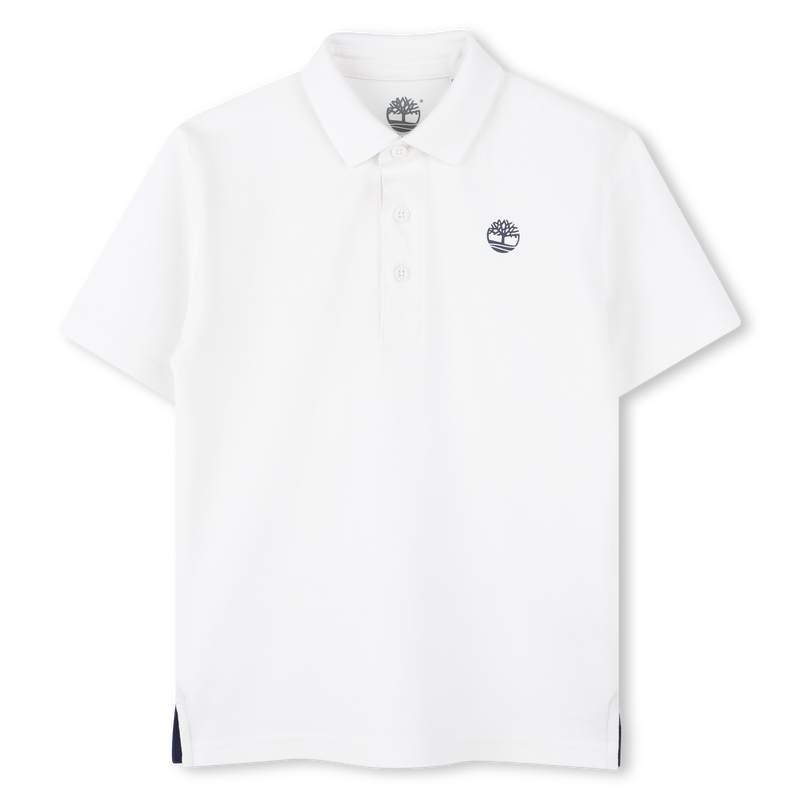 Plain polo with logo on chest TIMBERLAND 
                    BOY