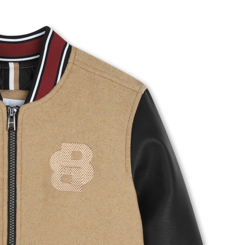 Wool-Blend Bomber Jacket BOSS 
                    BOY