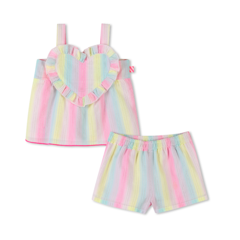 Striped blouse and shorts BILLIEBLUSH 
                    GIRL