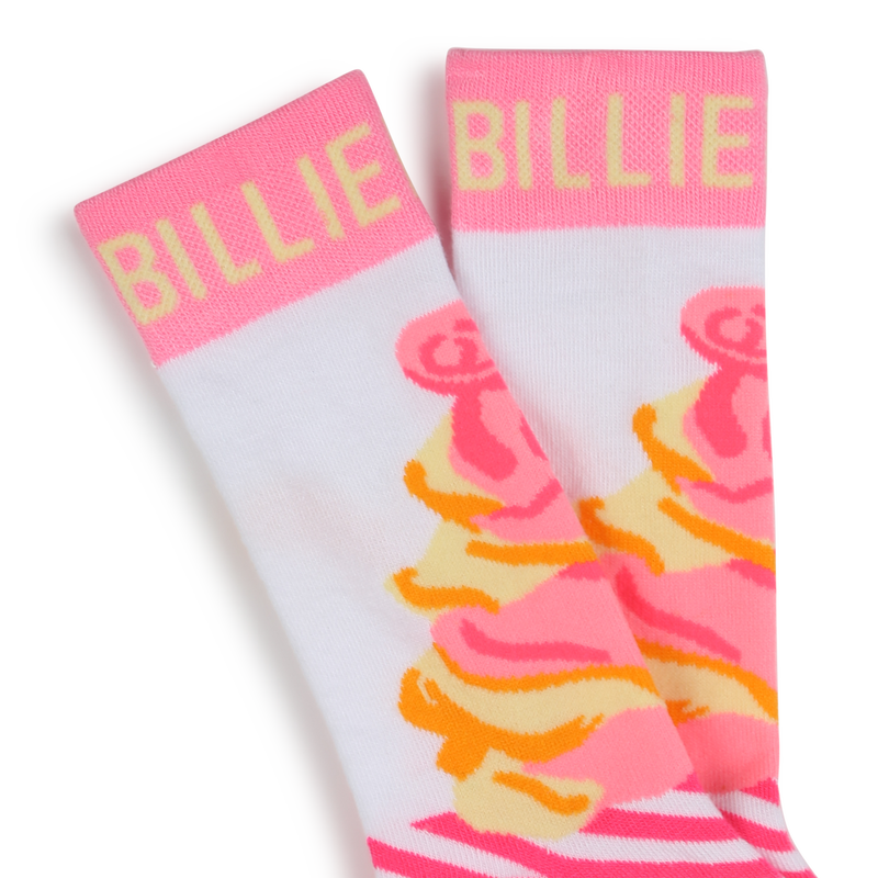 Ice cream print socks BILLIEBLUSH 
                    GIRL