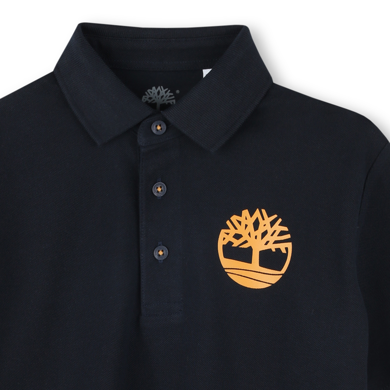 Logo Print Polo Shirt TIMBERLAND 
                    BOY