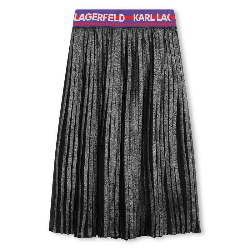 Pleated Midi Skirt KARL LAGERFELD KIDS 
                    GIRL