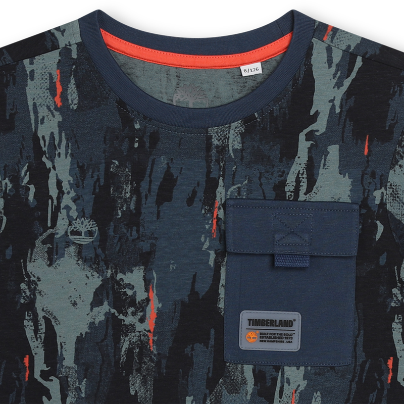 Multicolored Pocket T-Shirt TIMBERLAND 
                    BOY