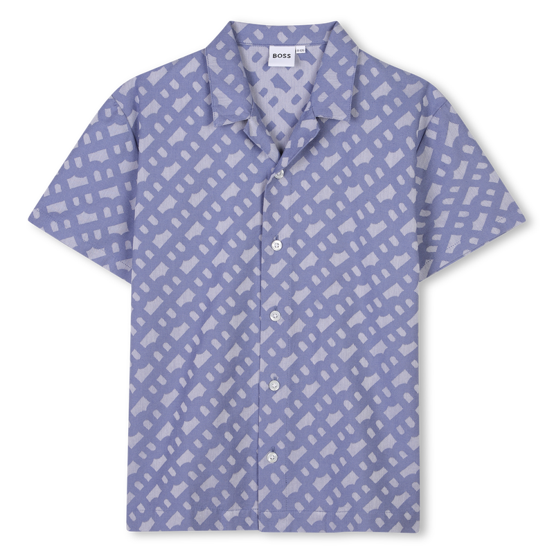 Short-sleeved cotton shirt BOSS 
                    BOY
