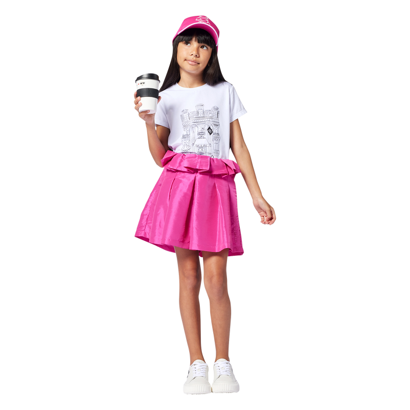 Adjustable cotton baseball cap KARL LAGERFELD KIDS 
                    GIRL