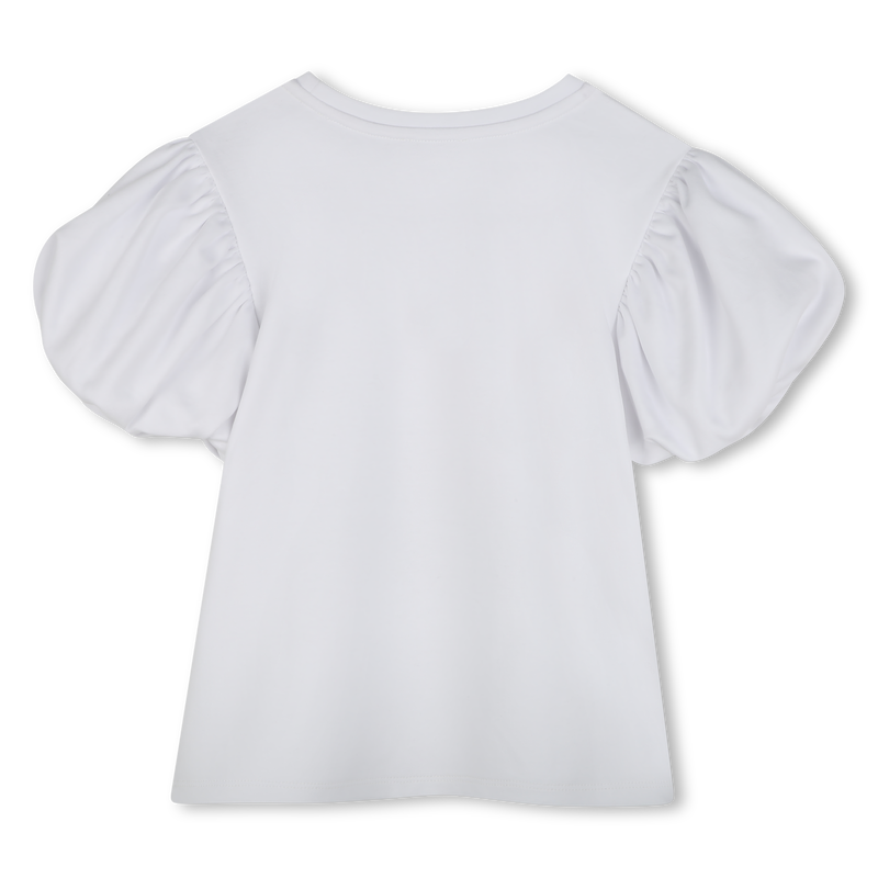 T-shirt with fancy sleeves THE MARC JACOBS 
                    GIRL