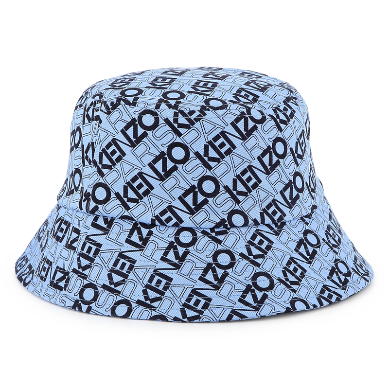 Printed cotton bucket hat KENZO KIDS 
                    UNISEX