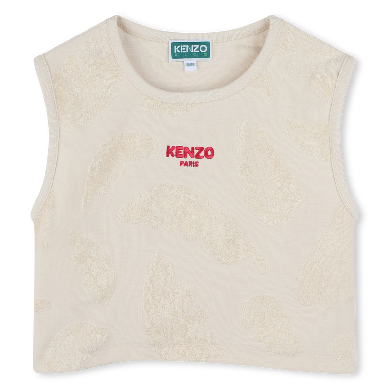 Terry cloth tank top & shorts KENZO KIDS 
                    GIRL