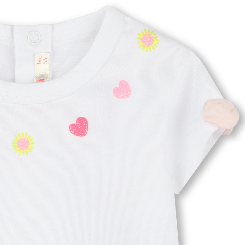 Short-sleeved cotton T-shirt BILLIEBLUSH 
                    GIRL