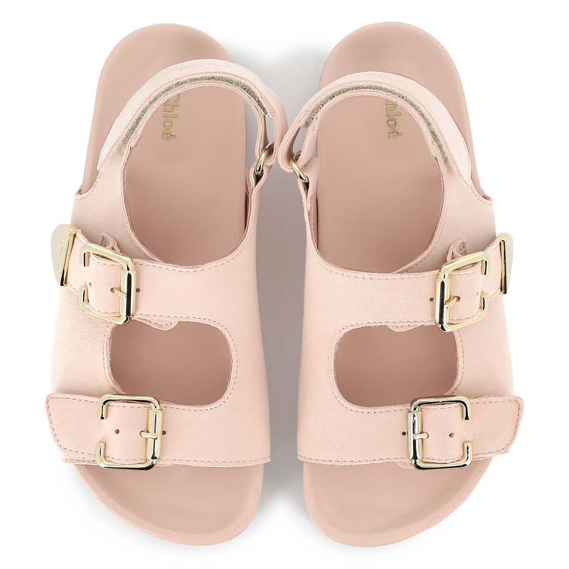 Buckled leather sandals CHLOE 
                    GIRL