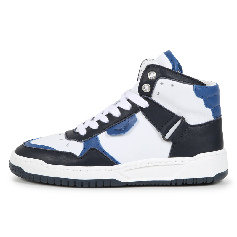 Zip-Up Leather Sneakers ZADIG & VOLTAIRE 
                    BOY