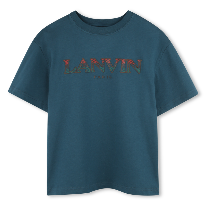 Round-Neck Logo T-Shirt LANVIN 
                    BOY