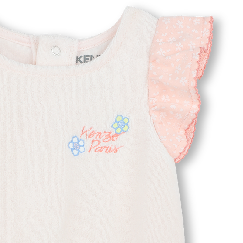 Terry cloth romper KENZO KIDS 
                    GIRL