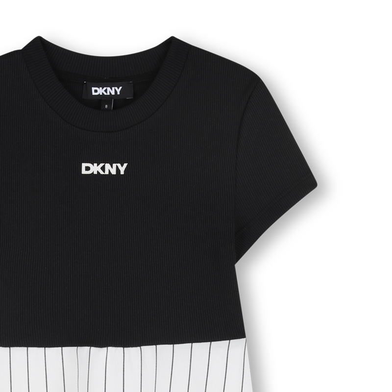 Bi-material party dress DKNY 
                    GIRL