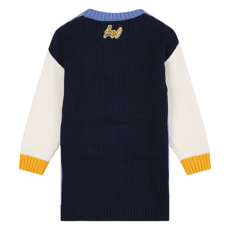 Multicolored Knitted Dress KENZO KIDS 
                    GIRL