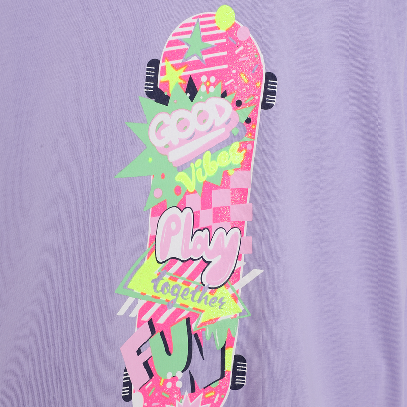 Graphic long-sleeve BILLIEBLUSH 
                    GIRL