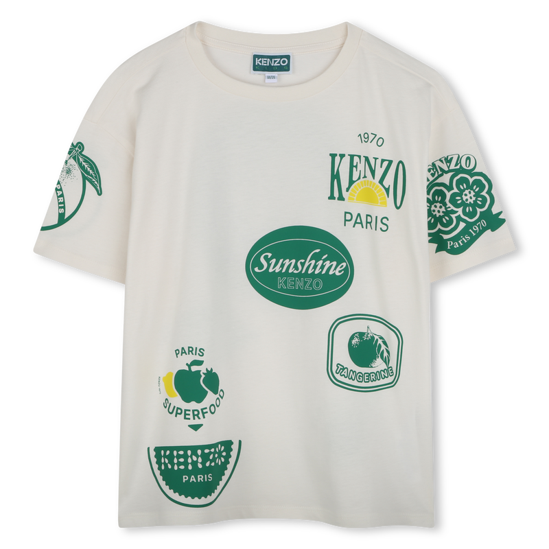 Round-neck cotton T-shirt KENZO KIDS 
                    BOY
