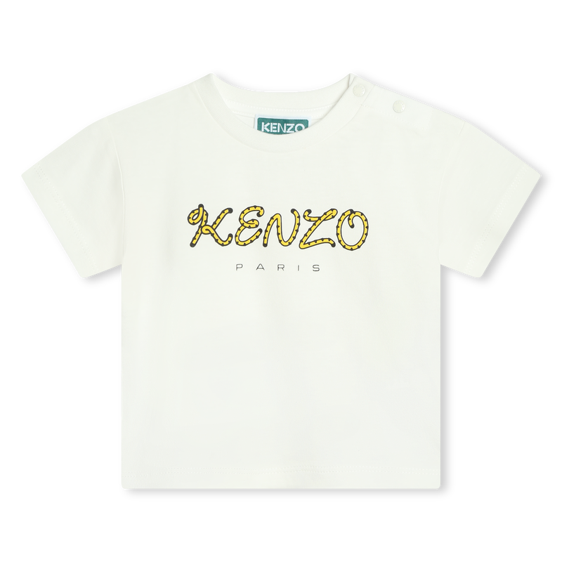 Short-sleeved cotton T-shirt KENZO KIDS 
                    UNISEX