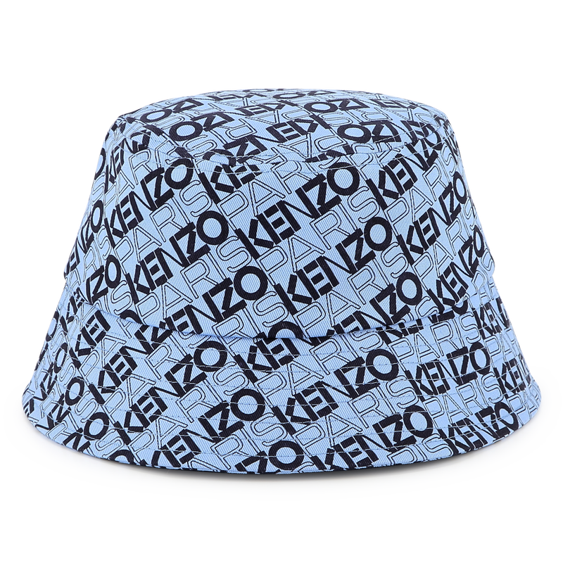 Printed cotton bucket hat KENZO KIDS 
                    UNISEX
