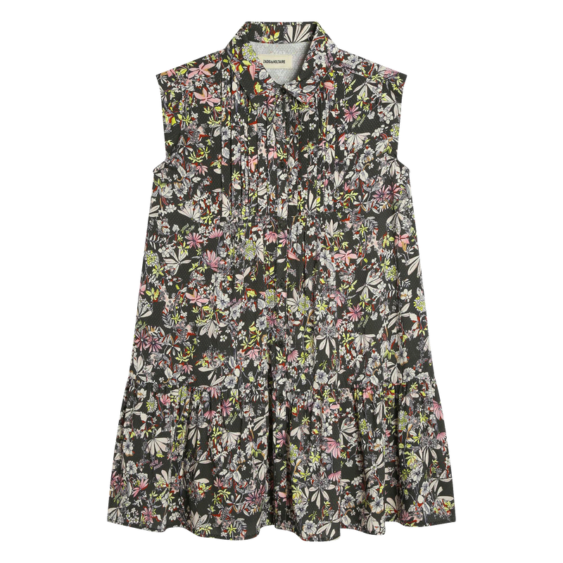 Pleated Printed Dress ZADIG & VOLTAIRE 
                    GIRL