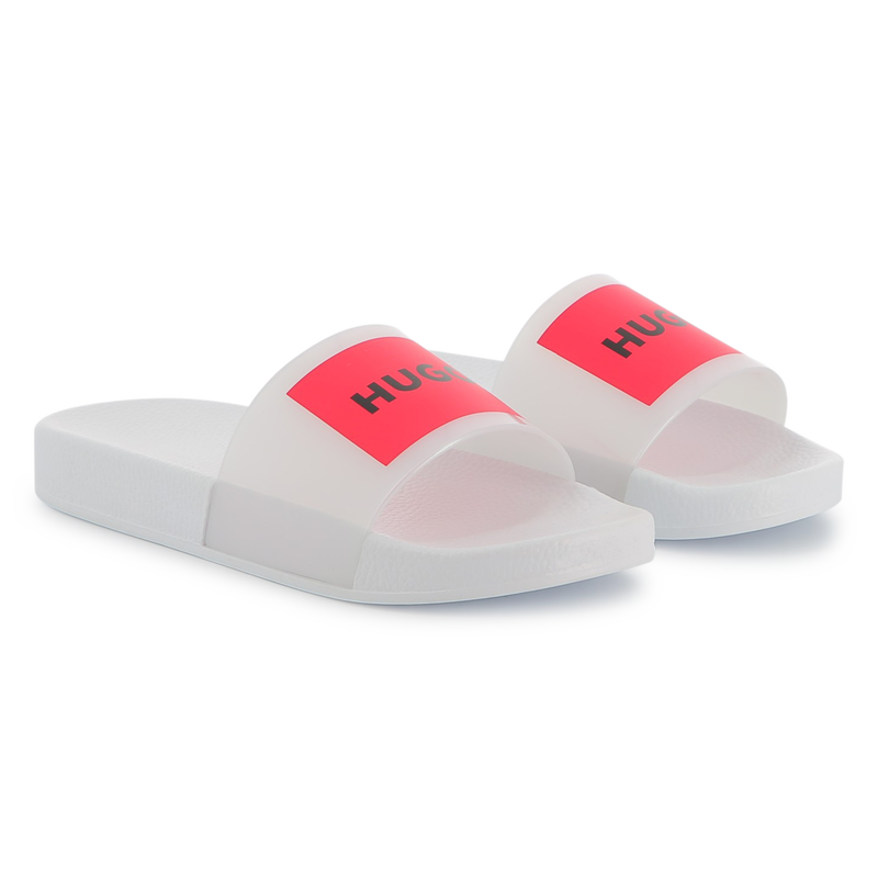 Sliders with badges HUGO 
                    GIRL