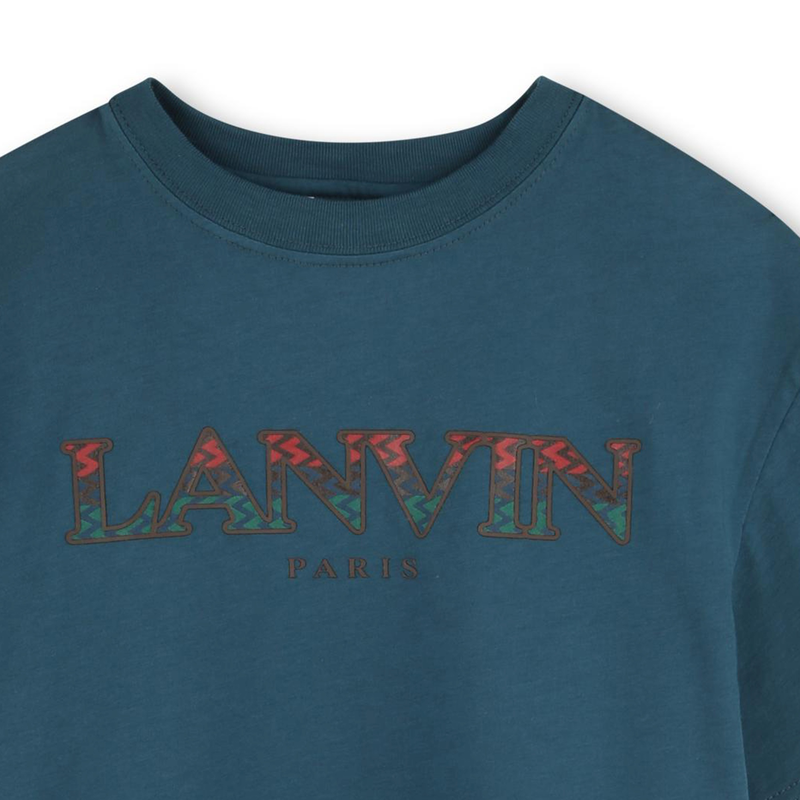 Round-Neck Logo T-Shirt LANVIN 
                    BOY