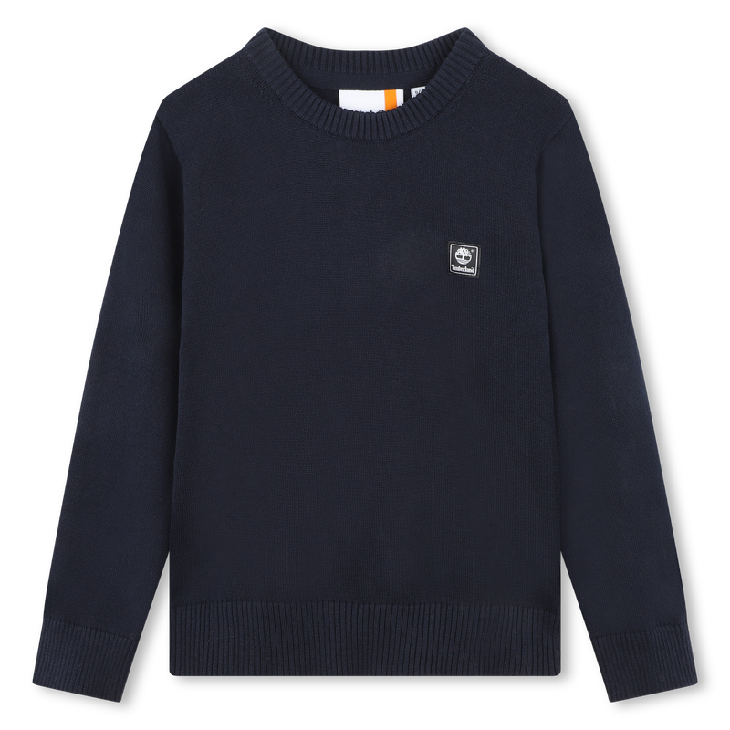 Knitted Cotton Sweater TIMBERLAND 
                    BOY