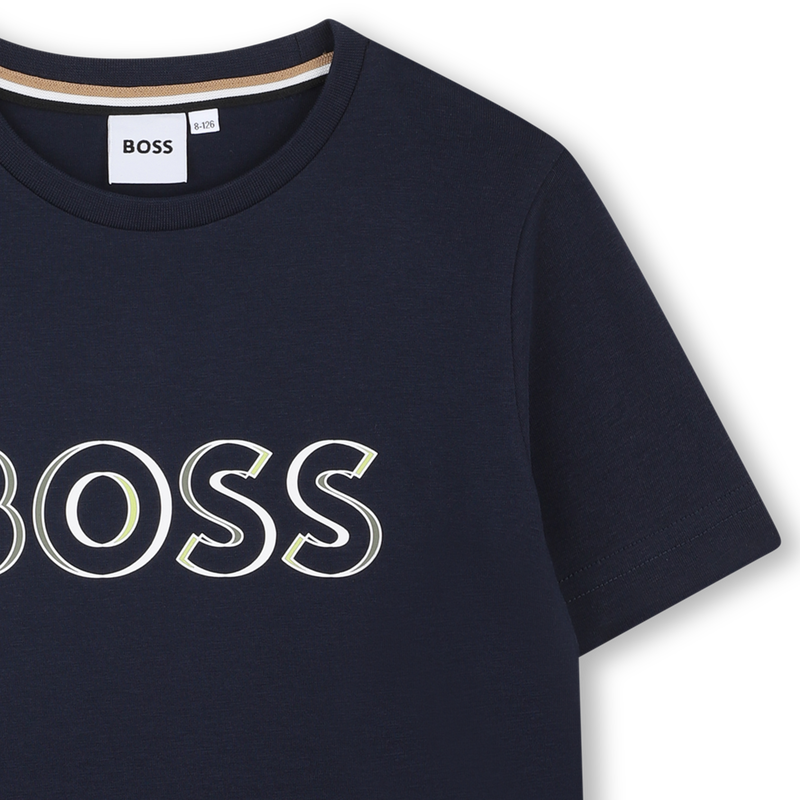 Short-sleeved cotton T-shirt BOSS 
                    BOY