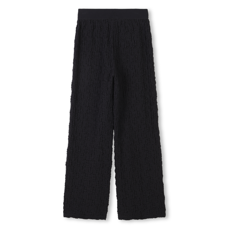 Wide embossed-look trousers DKNY 
                    GIRL