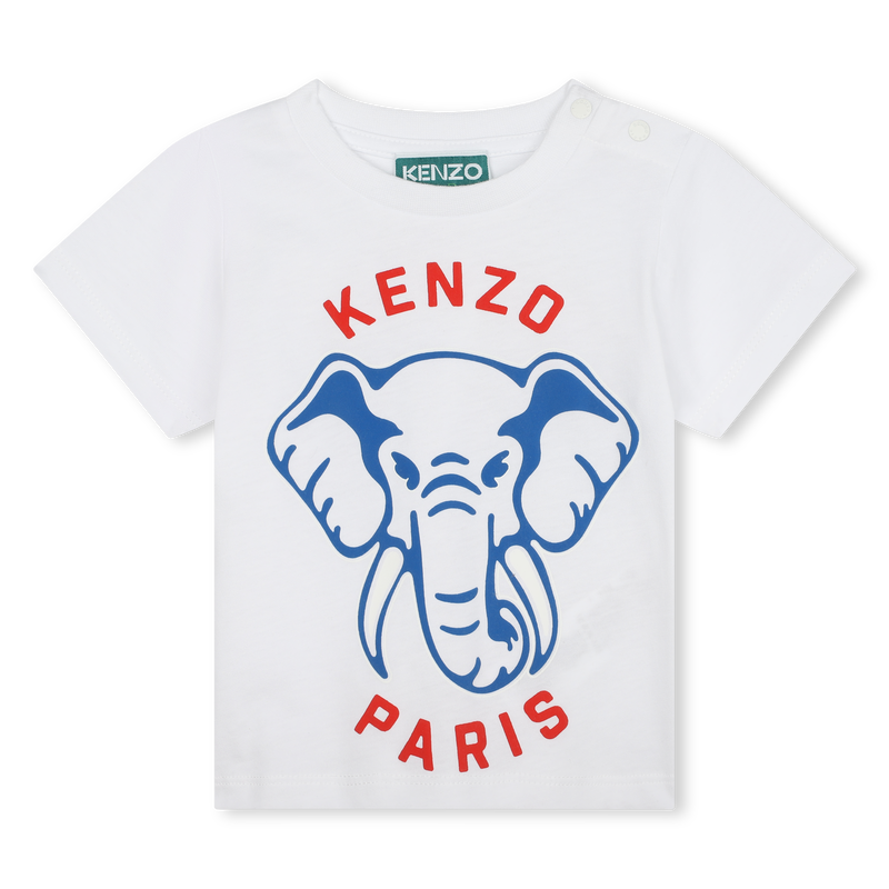 Short-sleeved cotton T-shirt KENZO KIDS 
                    BOY