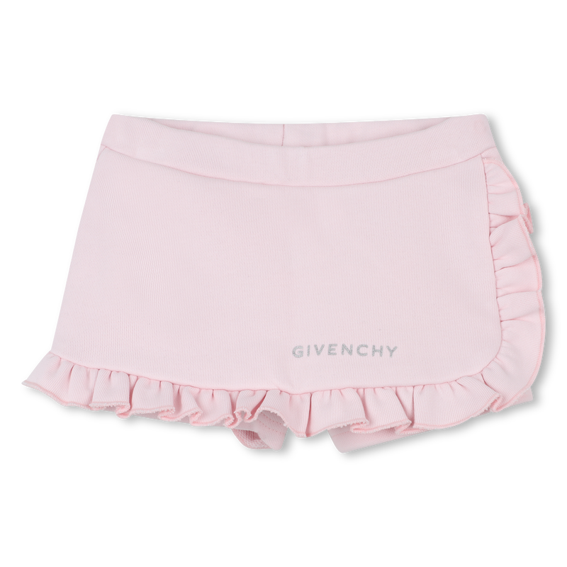 Frilled fleece shorts GIVENCHY 
                    GIRL