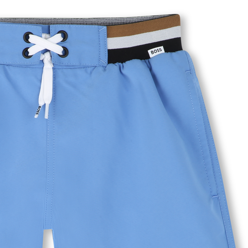 Striped-waist swimming trunks BOSS 
                    BOY
