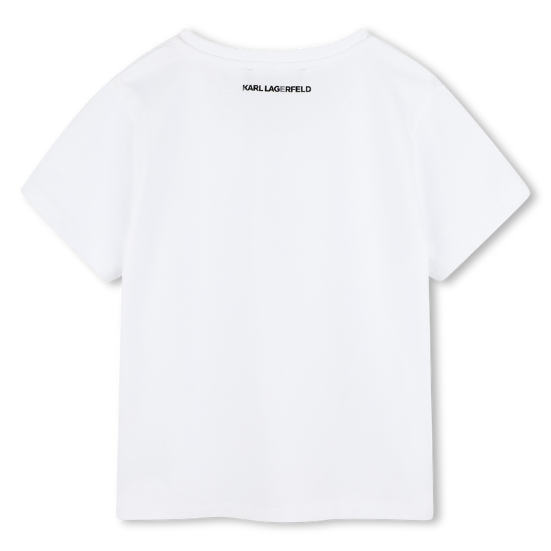 T-shirt with prints KARL LAGERFELD KIDS 
                    GIRL