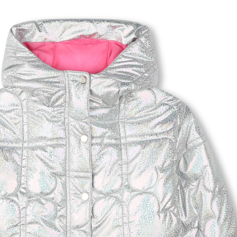 Metallic Hooded Puffer Jacket BILLIEBLUSH 
                    GIRL