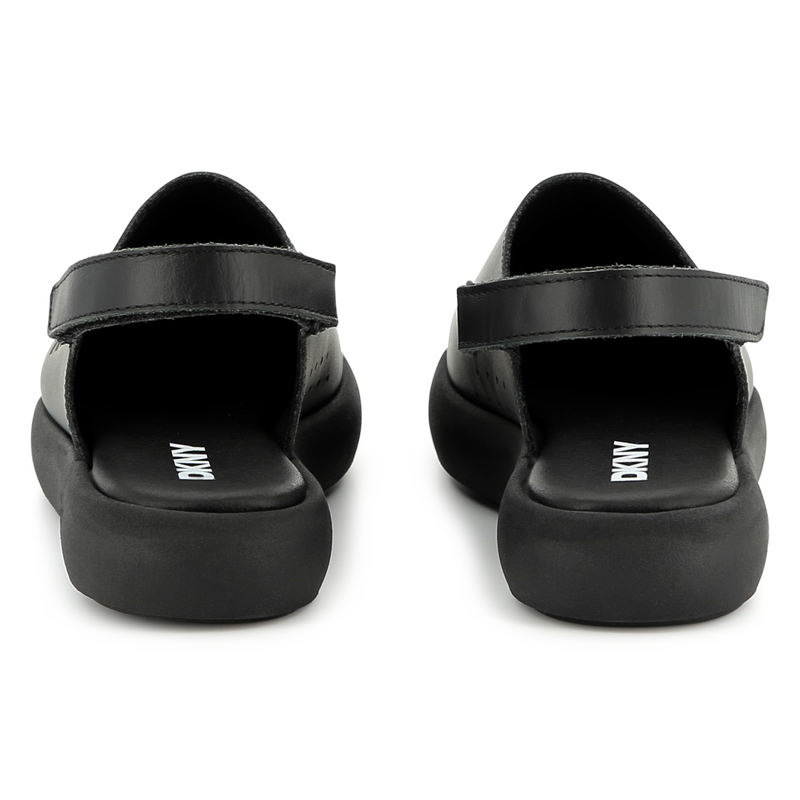 Leather Velcro clogs DKNY 
                    UNISEX