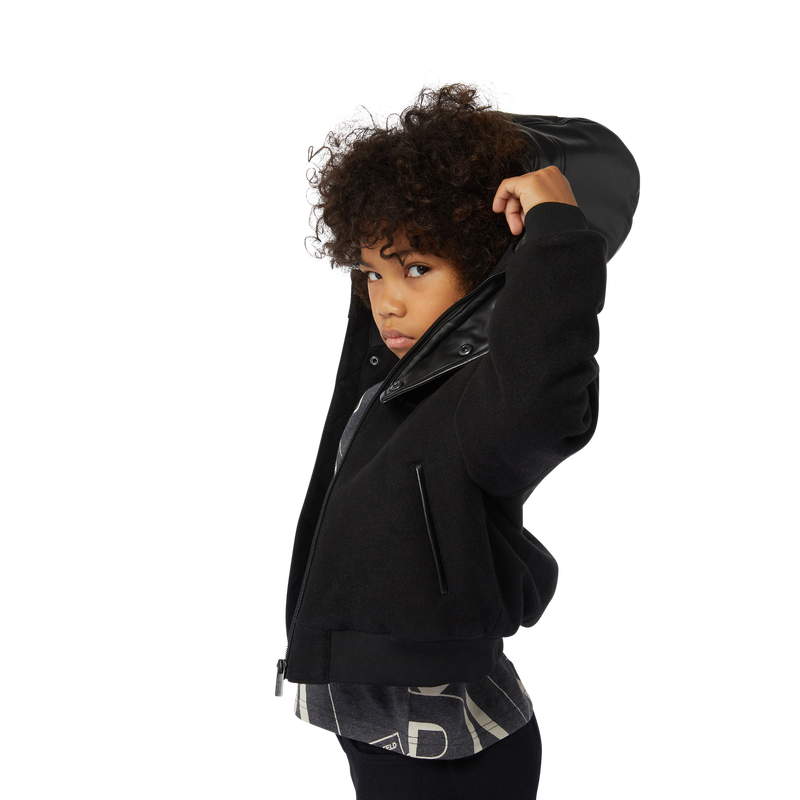 Printed Cotton T-Shirt KARL LAGERFELD KIDS 
                    BOY
