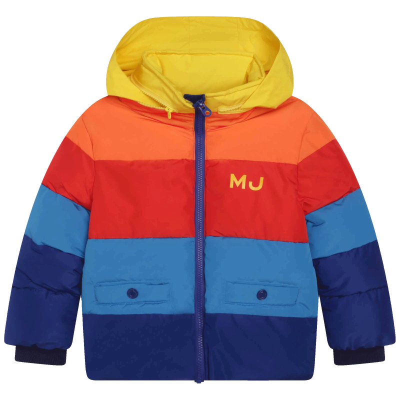 Zip-up hooded puffer jacket THE MARC JACOBS 
                    BOY