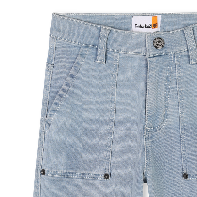 Stretch denim Bermuda shorts TIMBERLAND 
                    BOY