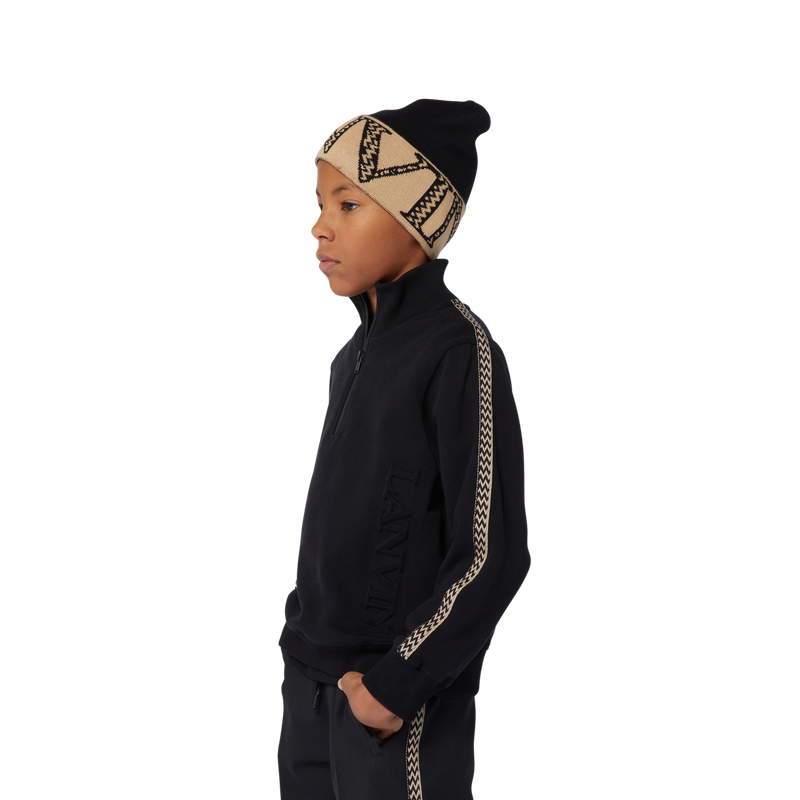 Oversized Logo Hat & Scarf LANVIN 
                    BOY