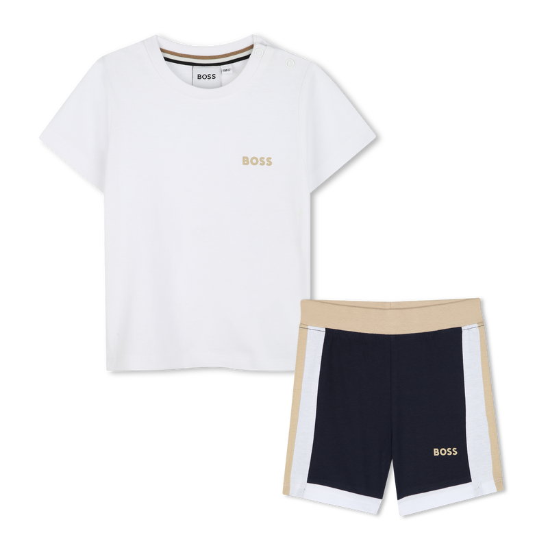 T-shirt and shorts set BOSS 
                    BOY